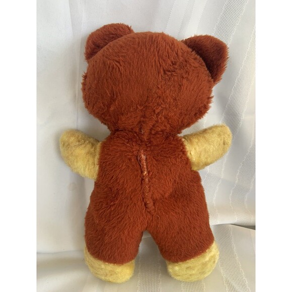 Vintage MCM Teddy Bear with Rubber Face Nose Snout & Mouth Stuffed - Picture 5 of 6